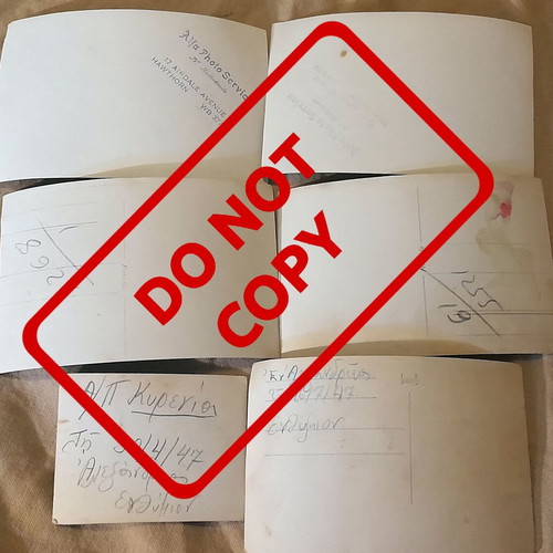 Σετ 6 vintage φωτογραφίες S/S Cyrenia, σύνδεση με Νίκο Καββαδία