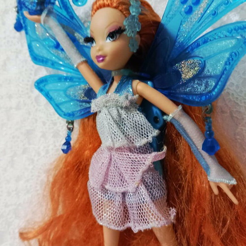 Winx Club Pixie Flight Bloom doll Mattel 2007 like new, vintage collectible