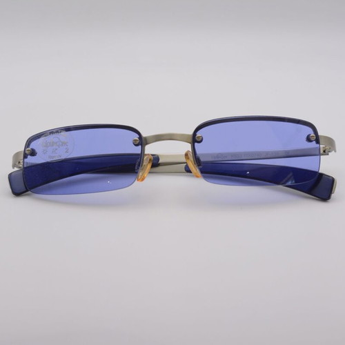 Kipling K533 Vintage Rimless Sunglasses New Blue Silver