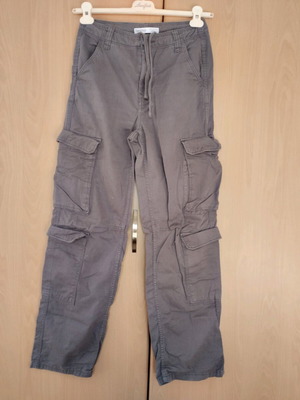Bershka gray pants for girls like new