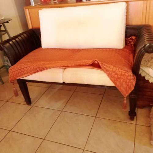 Antique sofa made of solid wood like new