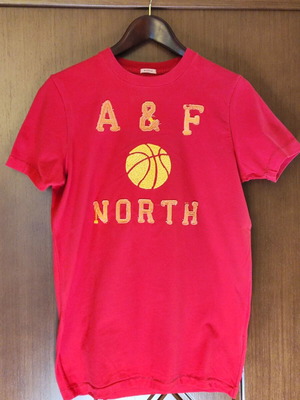 Abercrombie & Fitch Men's T-shirt red Muscle Fit size M like new