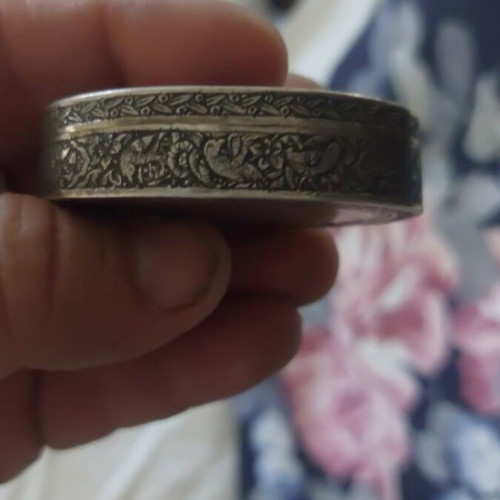 Persian silver box, vintage