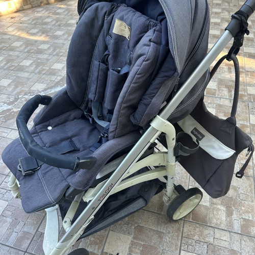 Inglesina stroller with Isofix base, bag and car seat used