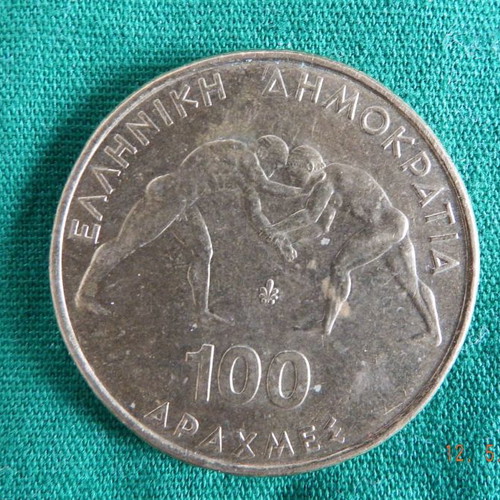 100 δραχμές 1999 μεταχειρισμένες, σε πολύ καλή κατάσταση