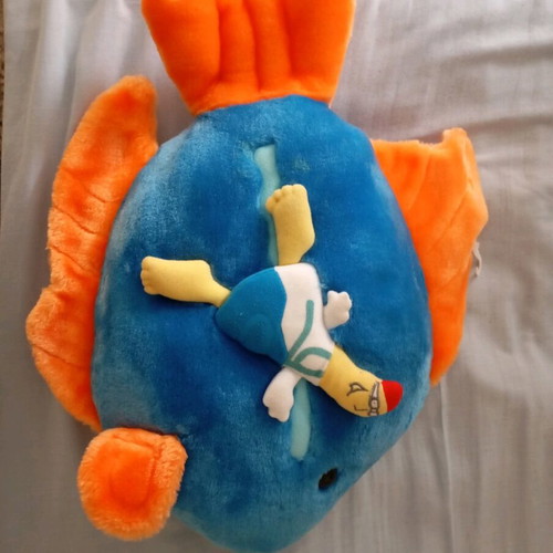 Fish Athens 2004 collectible plush like new