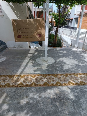 Rug used, dimensions 3.50 x 66 and 3.50 x 65