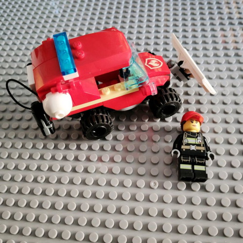 Lego Fire Hazard Truck like new, Original