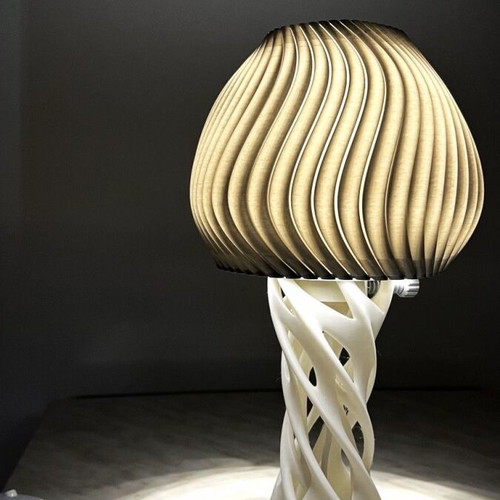 Organic Flow Lamp New with Sculpted Light Design