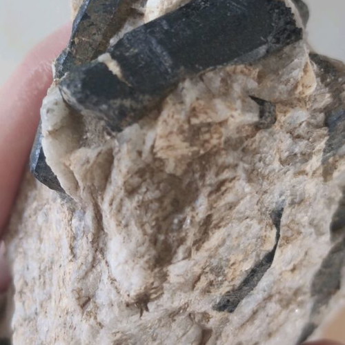 Tourmaline in pegmatite new, Greek collectible piece