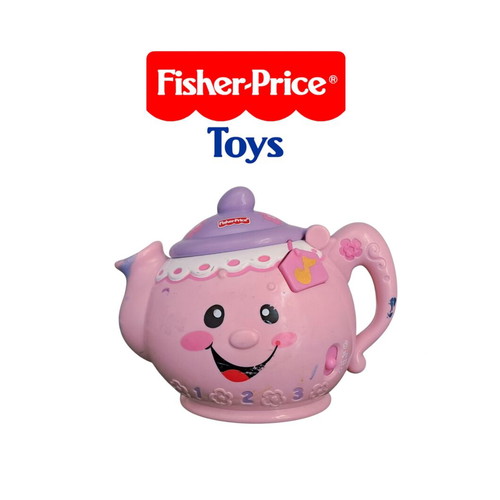 Fisher Price Musical Teapot used toy with songs and sounds