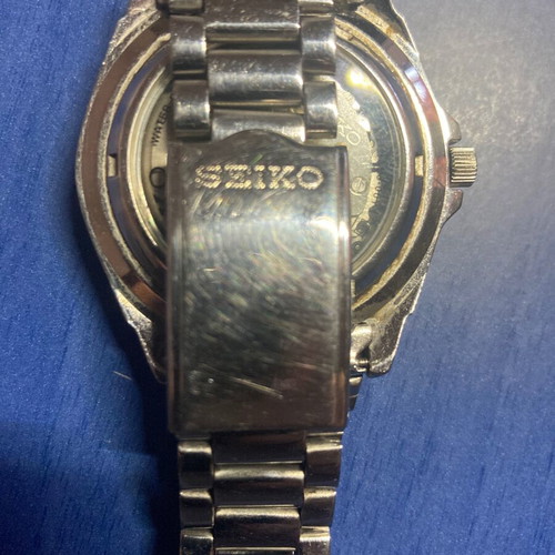Seiko 5 Sports automatic watch with extra bracelet, blue dial