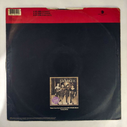 En Vogue My Lovin’ 12'' Vinyl Maxi Single used, original UK 1992