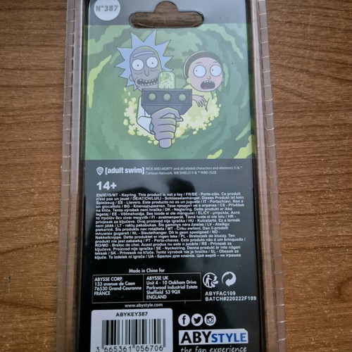 Rick and Morty keychain ABYStyle new, green