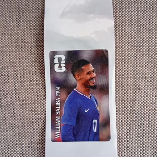 Coca-Cola William Saliba World Cup 2026 Sticker new