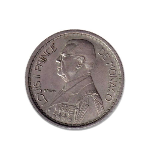 Monaco 1946 10 Francs coin used