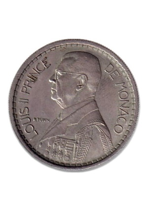 Monaco 1946 10 Francs coin used
