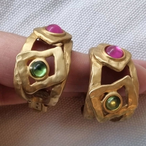 Vintage earrings used