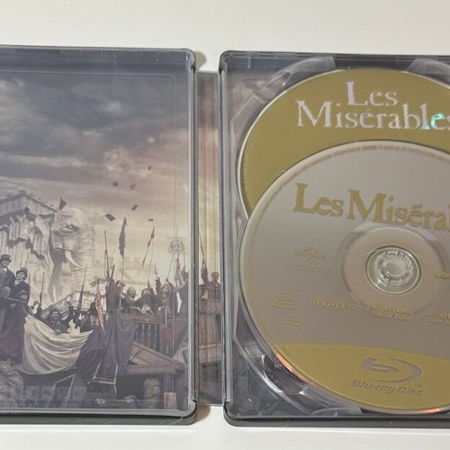 Les Miserables Steelbook used, Blu-ray and DVD Best Buy Exclusive