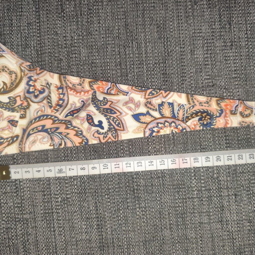 Women's Bandeau Halter Swimwear Top with Paisley Print like new, size M