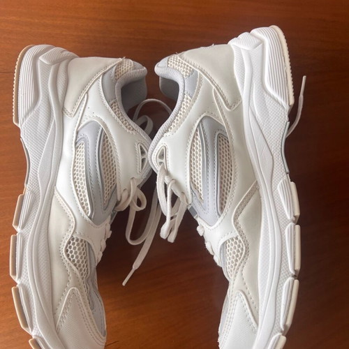 Zara white athletic shoes like new size 38