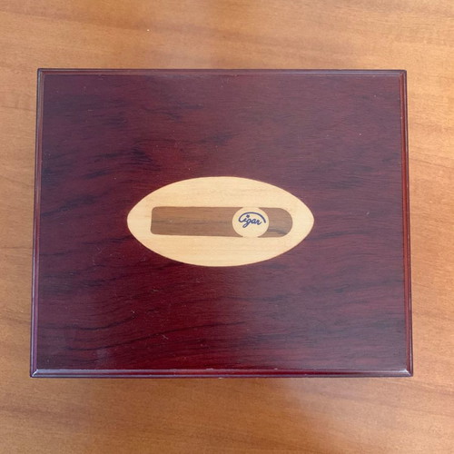 Cigar humidors new wooden with thermometer and clock