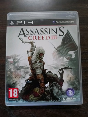 Assassin's Creed III PS3 game like new with case and booklet