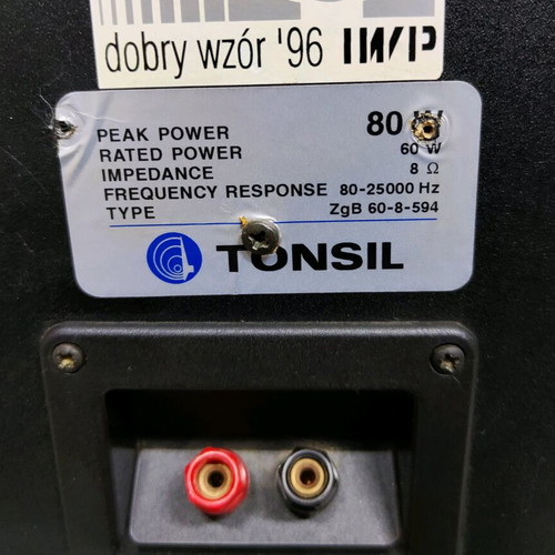 Tonsil ZGB-60-8-594 ηχεία μεταχειρισμένα, πλήρως λειτουργικά χωρίς σίτες