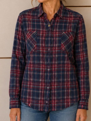 Edc women's shirt size S like new, blue and red