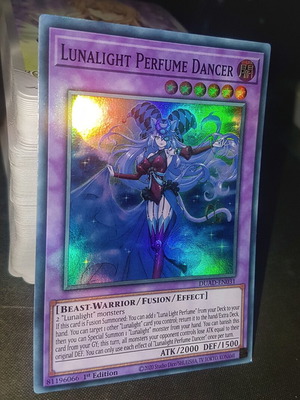 Lunalight Perfume Dancer YuGiOh TCG Ultra Rare Foil Card like new