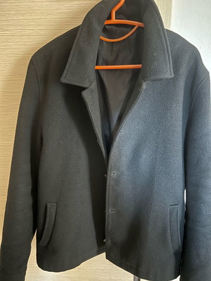 ASOS black coat like new, size XL