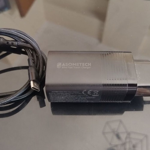 Asometech GaN USB Type C Charger 65W 45W PPS PD QC4.0 like new