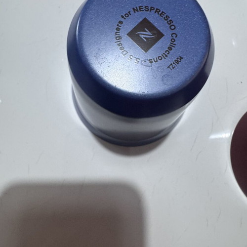 Pixie glass for Nespresso 160ml blue like new