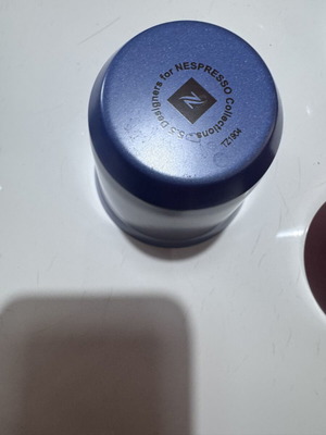 Pixie glass for Nespresso 160ml blue like new