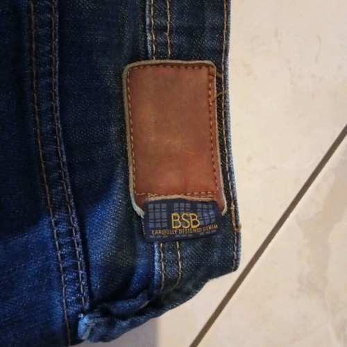 BSB women's denim jeans used, blue, straight fit, size XXXS