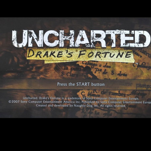Uncharted: Drake's Fortune PS3 used action-adventure game