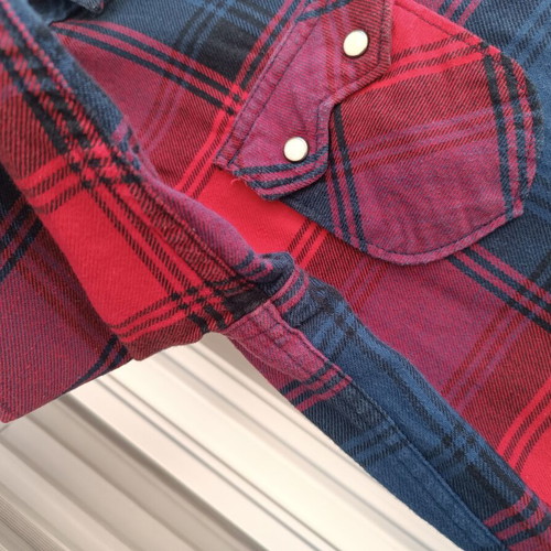 Lee red and blue checked shirt, small