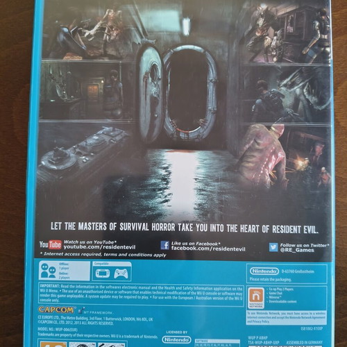 Resident Evil Revelations Wii U game like new