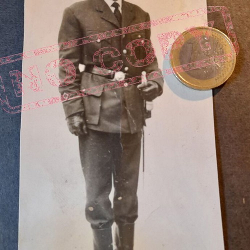 Vintage photo of Greek Air Force Warrant Officer, used, 1950s-60s