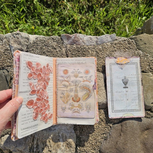 Apricot Lumière handmade notebook