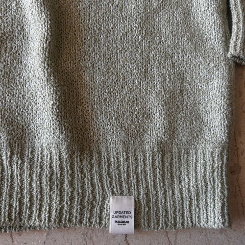 Unisex knitted sweater Pull&Bear like new, green size M
