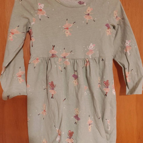 H&M dress like new, 98/104 cm, green