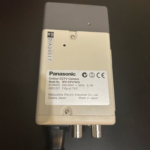 Panasonic WV-CP470/G professional analog CCTV camera used