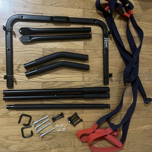 Corength Gym Set like new with Wall Pull-Up Bar and Suspension Straps