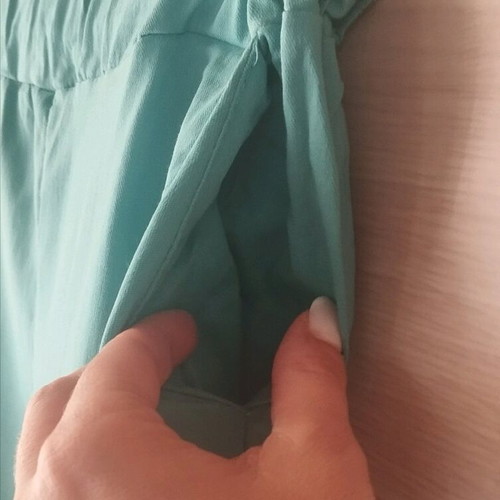 Elegant women's pants like new, turquoise, Pronto Moda