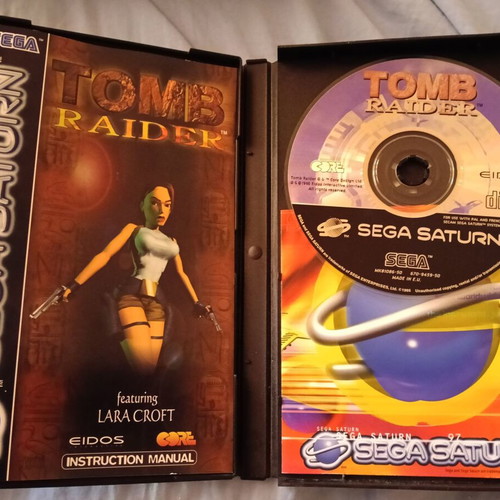 Tomb Raider Sega Saturn game mint condition