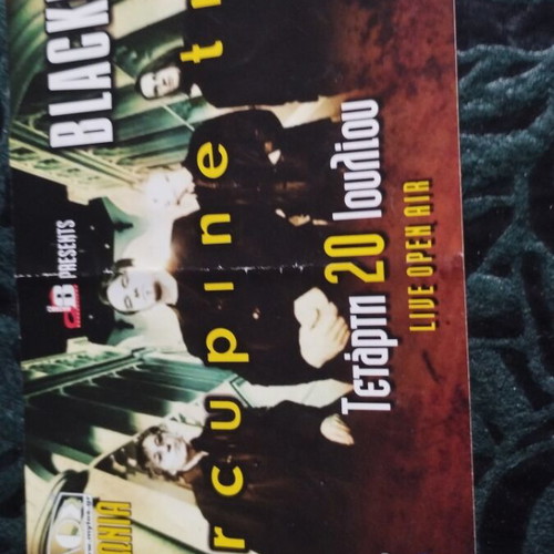 Porcupine Tree flyer used, good condition