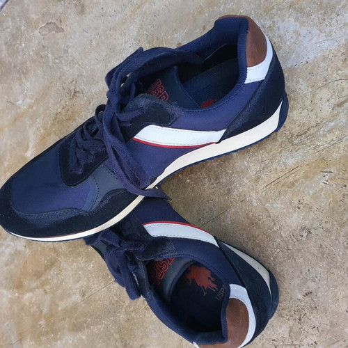 U.S. Polo Assn. Sneakers size 42 like new, blue men's shoes