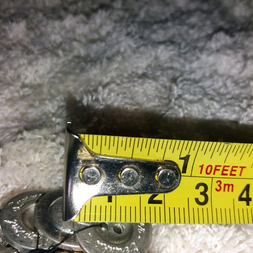 Metal buttons Tropical Summer silver color like new