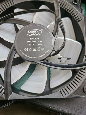 Fan Deepcool RF120B με μπλε LED 120mm σαν καινούργιο